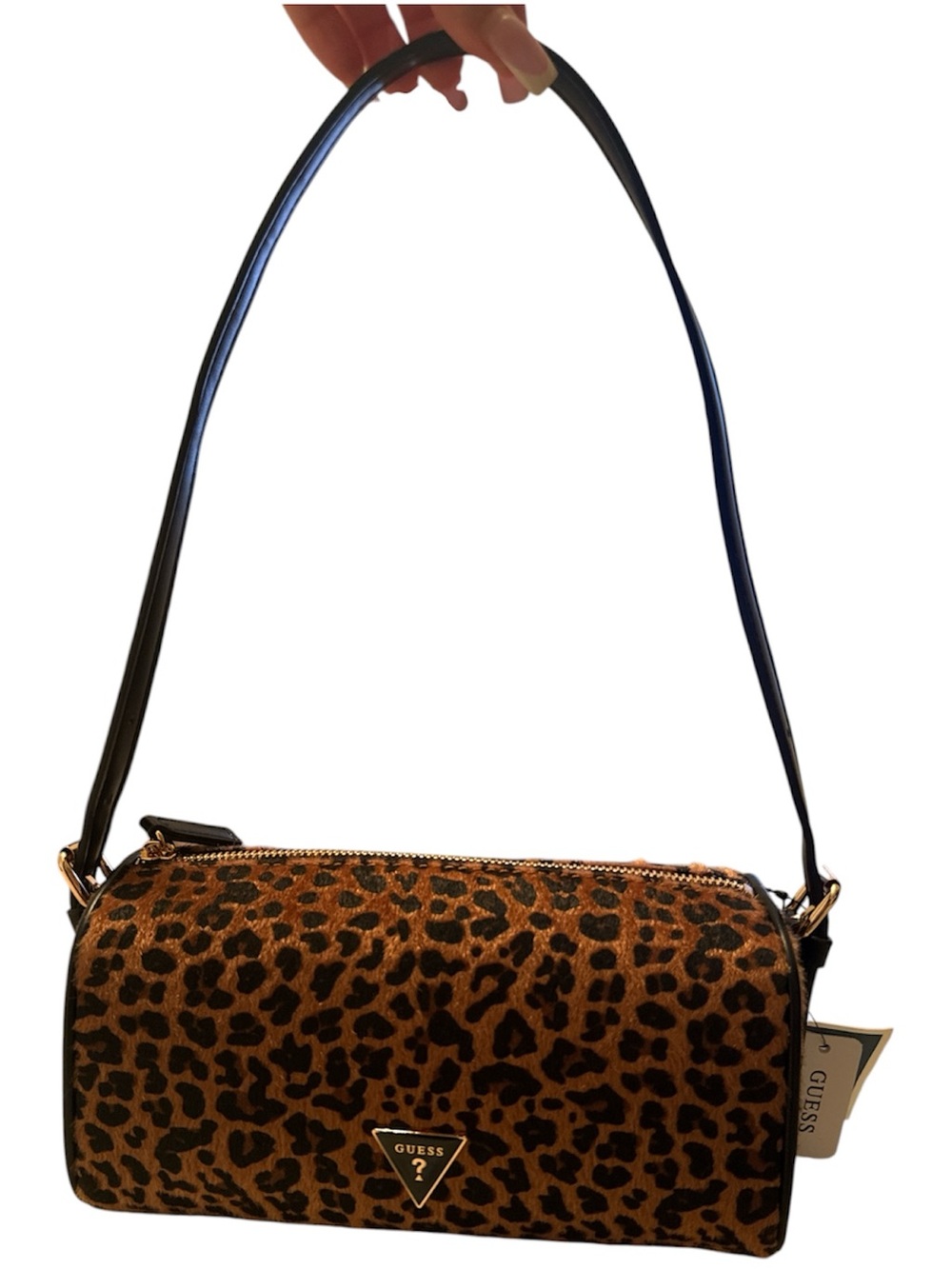GUESS Leopard Print Shoulder Bag NWT
